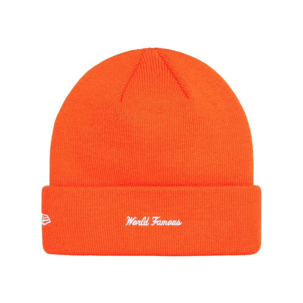 Supreme New Era Box Logo Beanie Dark Orange (FW24)