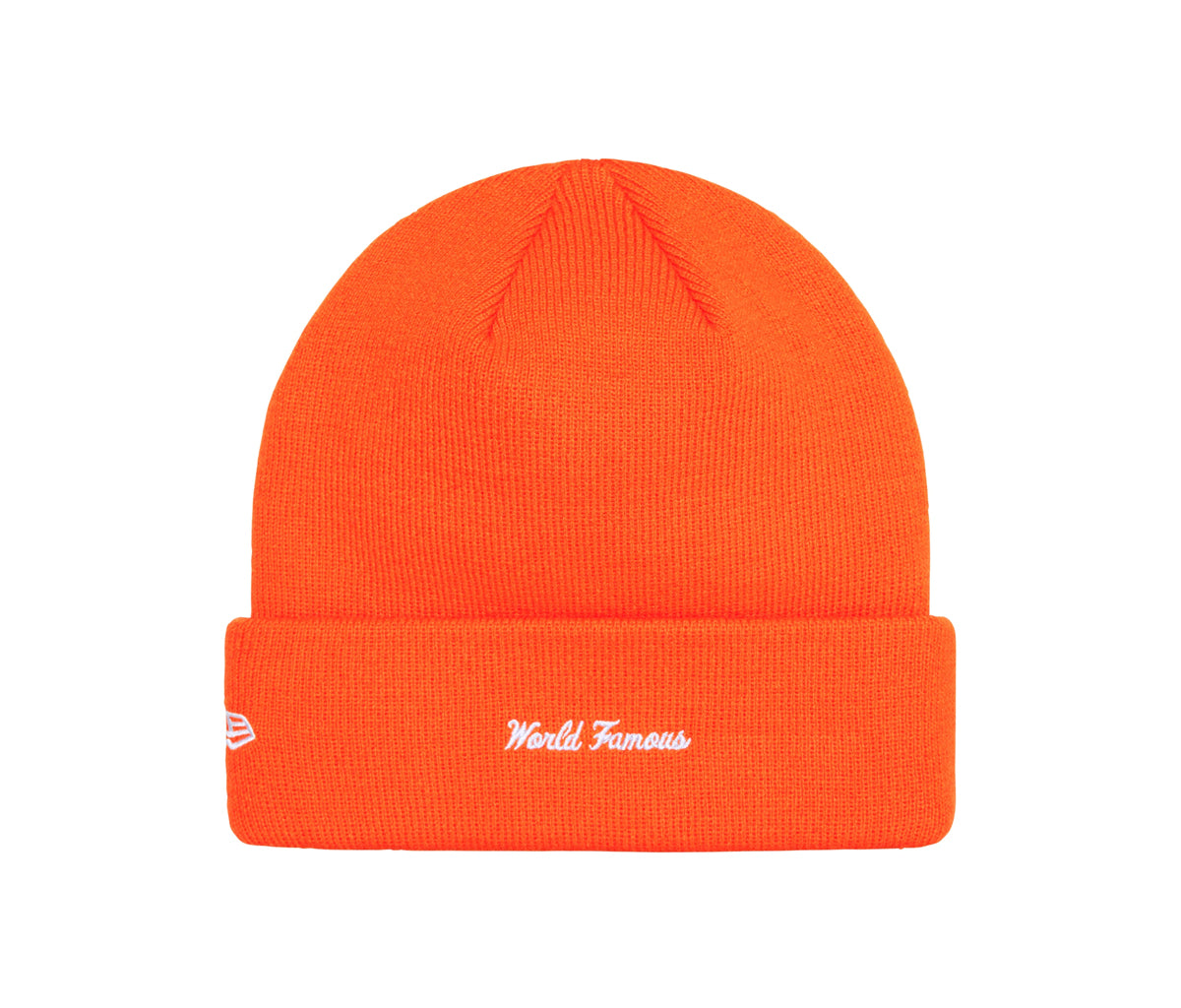 Supreme New Era Box Logo Beanie Dark Orange (FW24)