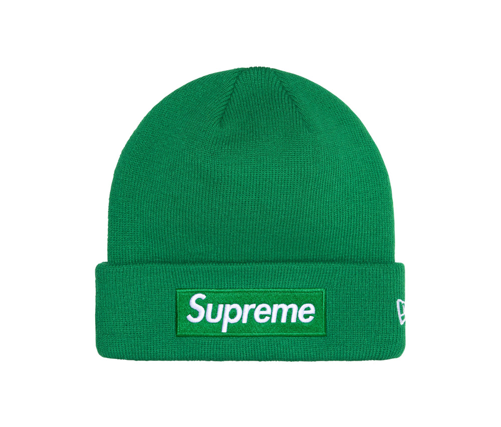 Supreme New Era Box Logo Beanie Green (FW24)