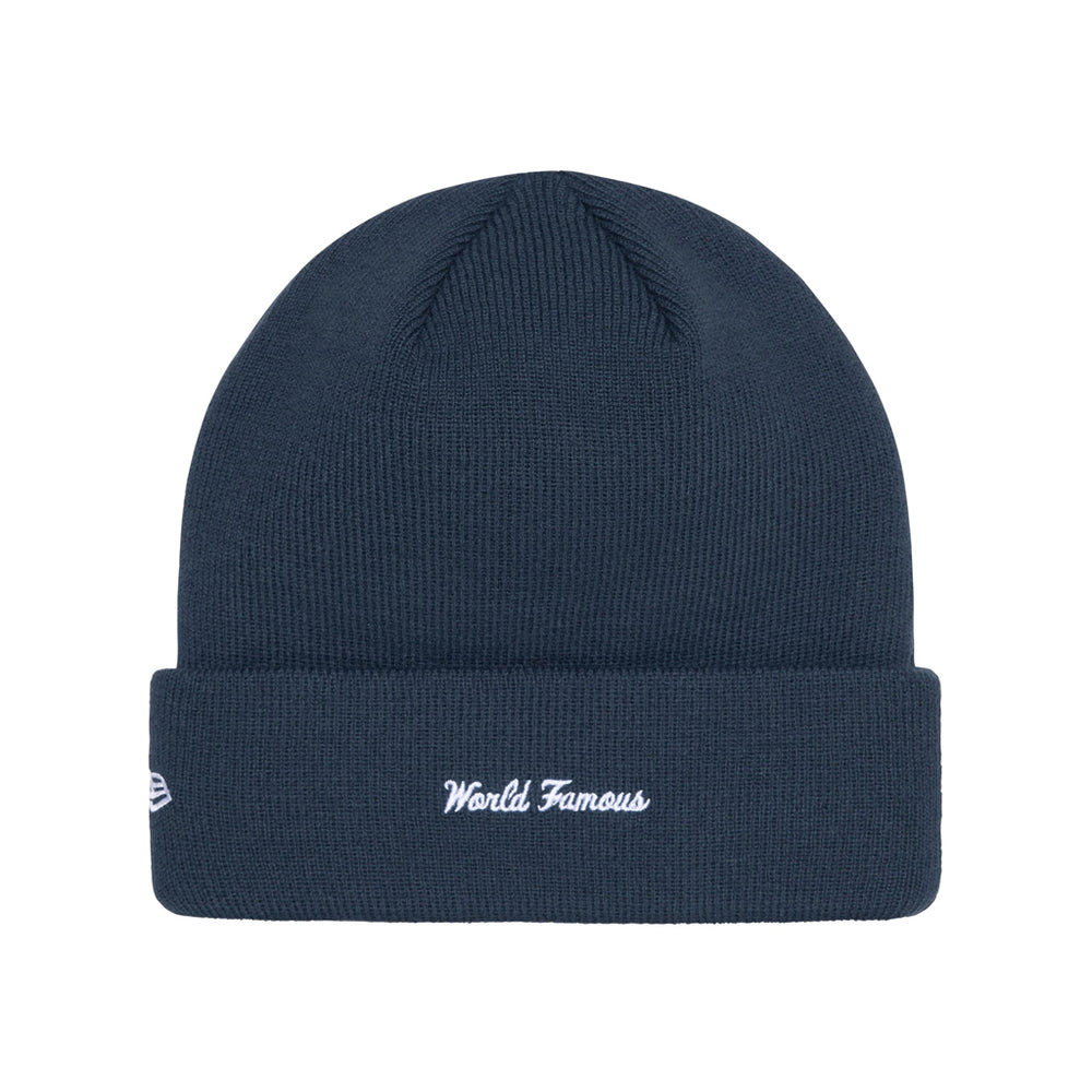 Supreme New Era Box Logo Beanie Navy (FW24)