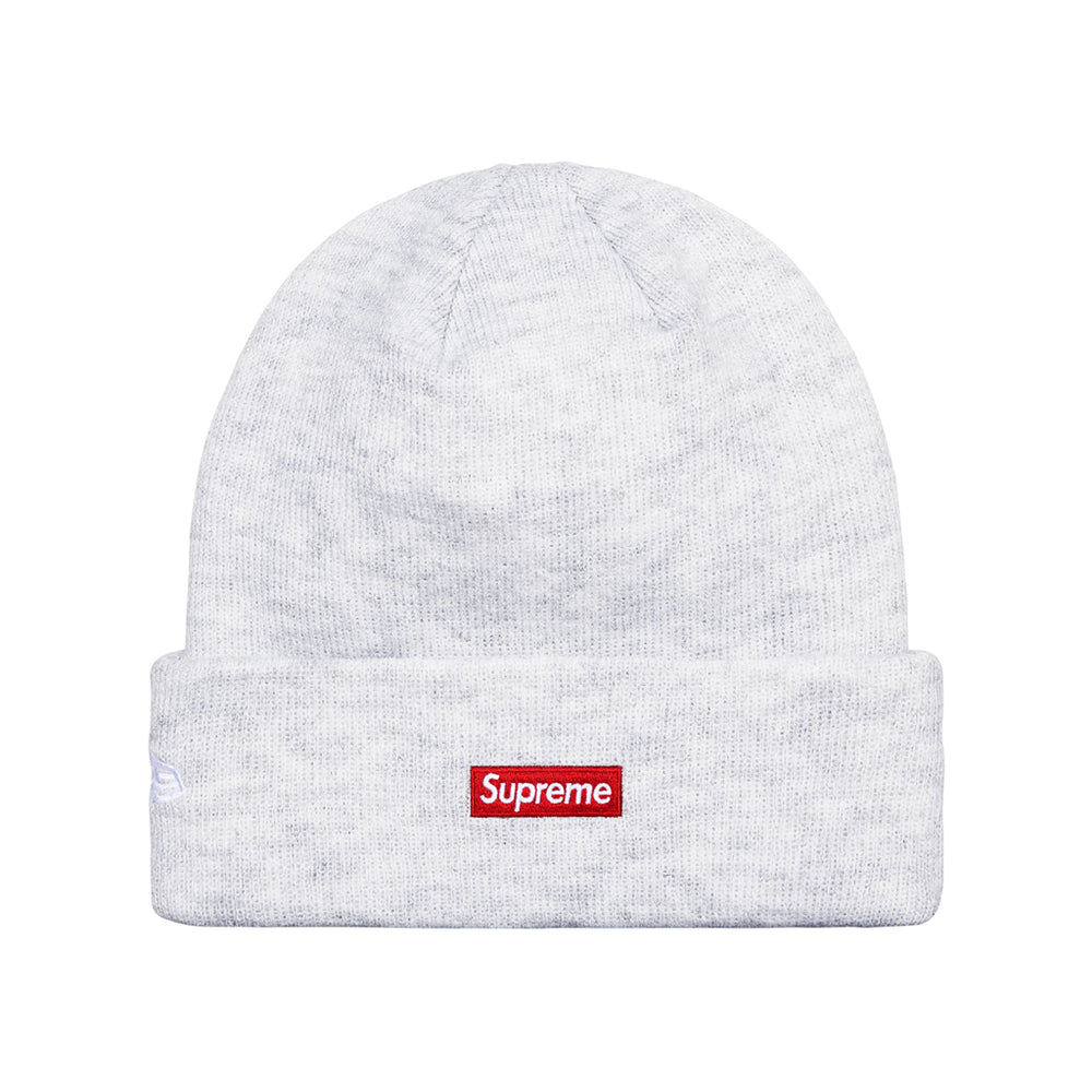 Supreme New Era S Logo Beanie Ash Grey (FW24)