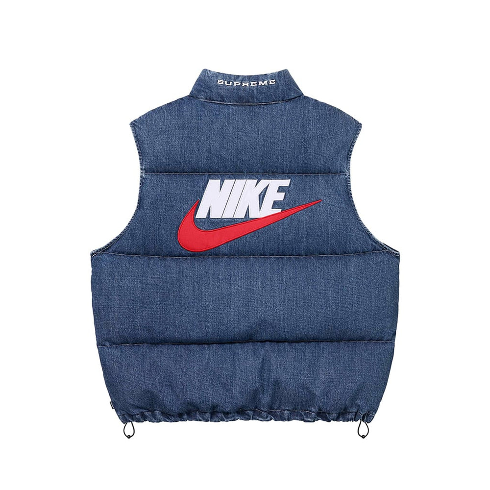 
                      
                        Supreme Nike Denim Puffer Vest Indigo
                      
                    