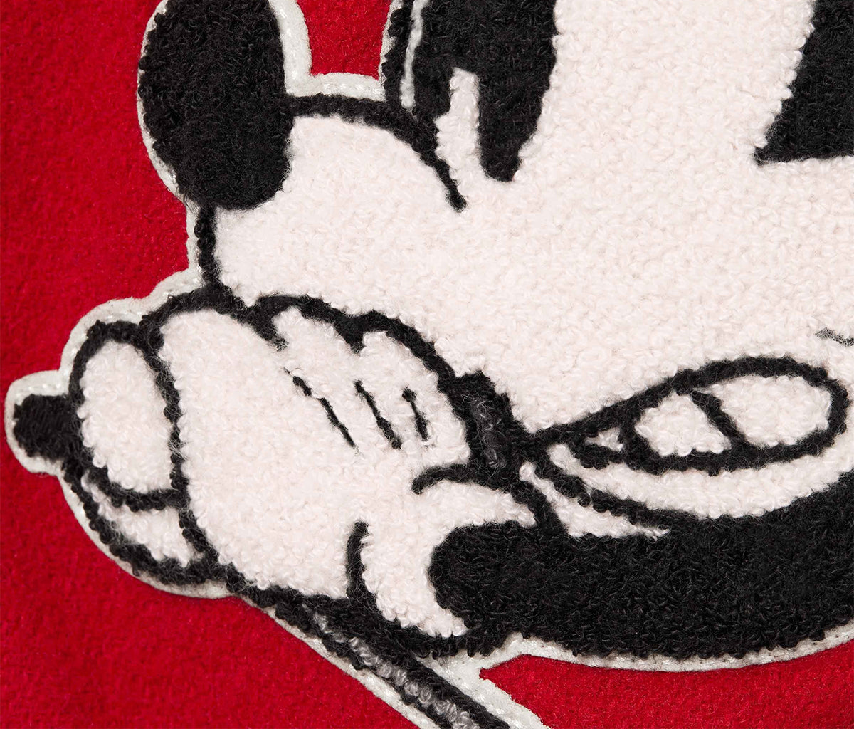 Supreme Number (N)ine Mickey Varsity Jacket Red – Section Store