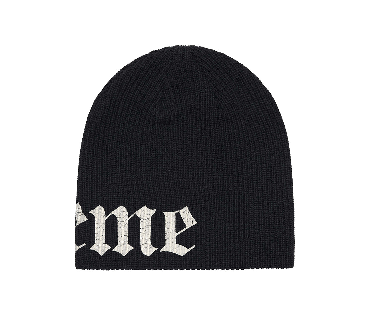 Supreme Old English Printed Beanie Black (SS26) – Section Store