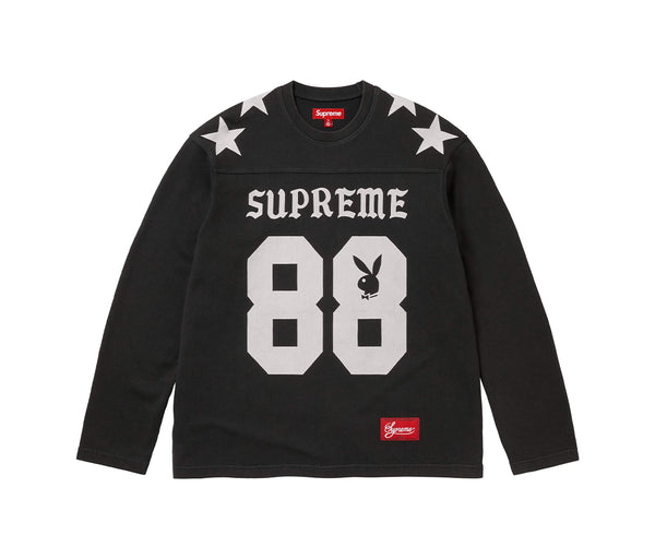 Supreme Playboy L/S Football Top Black – Supreme
