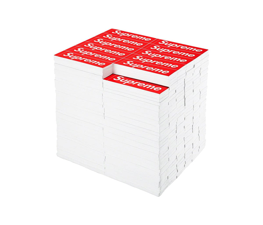 Supreme Rotary Hero Sticker Bricks Stool Side Table Red