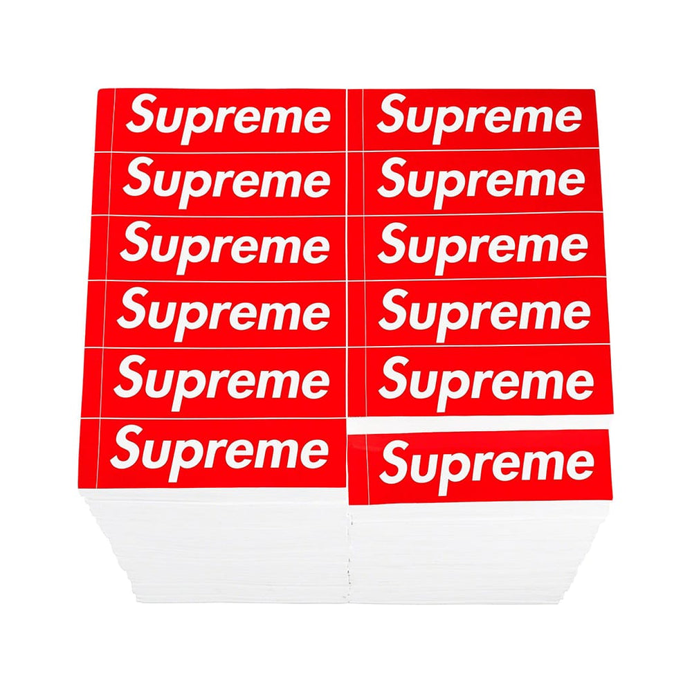 Supreme Rotary Hero Sticker Bricks Stool Side Table Red