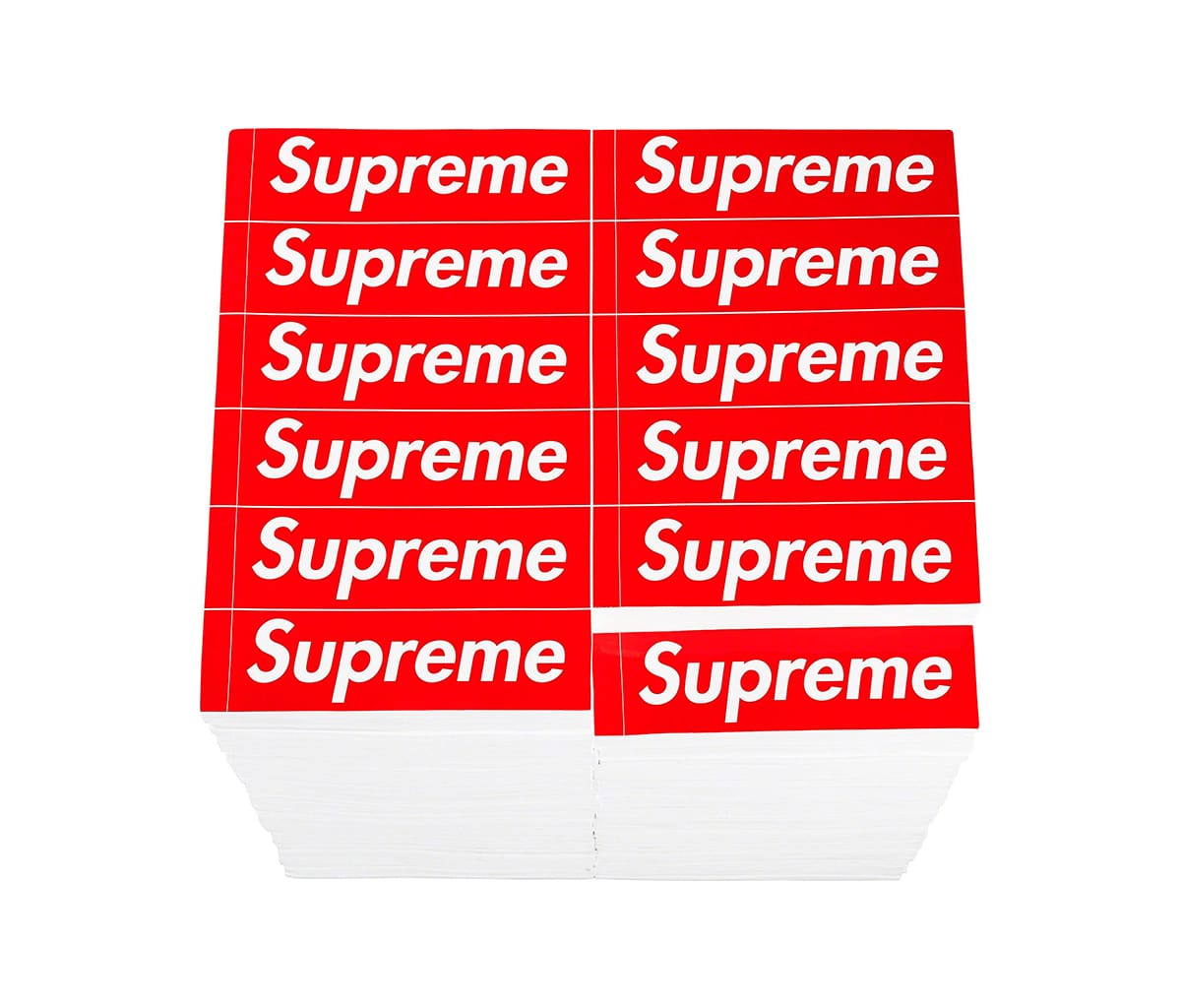 Supreme Rotary Hero Sticker Bricks Stool Side Table Red