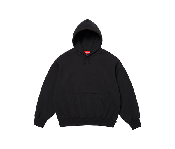 Supreme Satin Appliqué Hooded Sweatshirt Black – Supreme