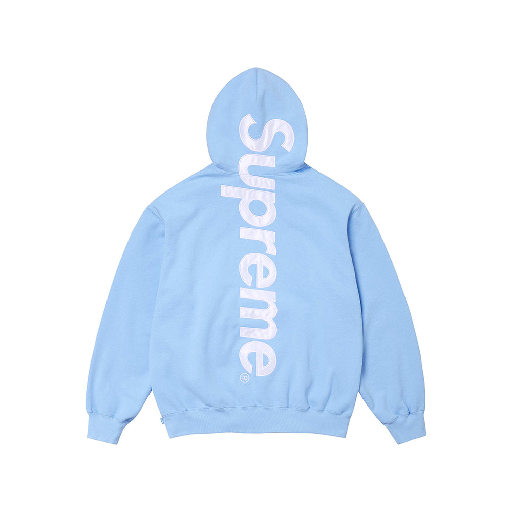 
                      
                        Supreme Satin Applique Hoodaed Sweatshirt Light Blue
                      
                    