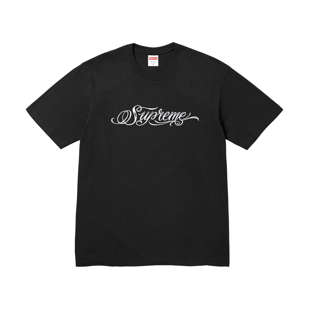 Supreme Script Tee Black