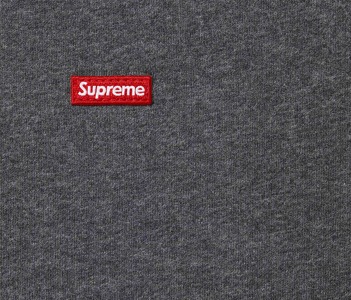 Supreme Small Box L/S Tee Charcoal