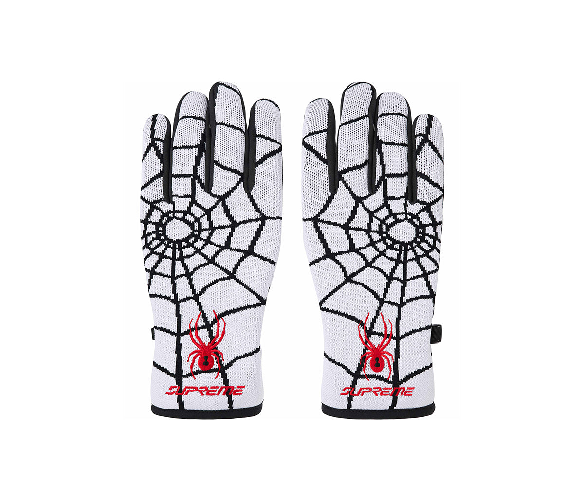 Supreme Spyder Gloves White