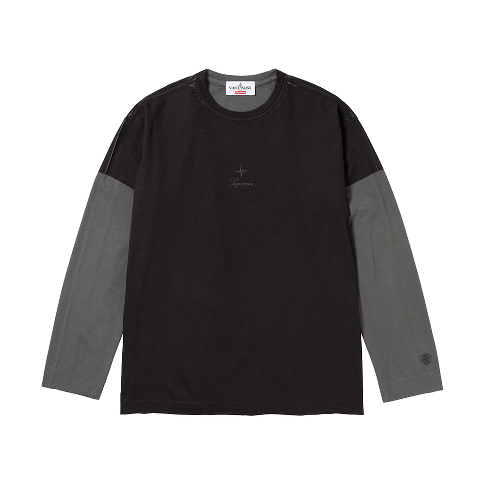 Supreme Stone Island Longsleeve Top Black