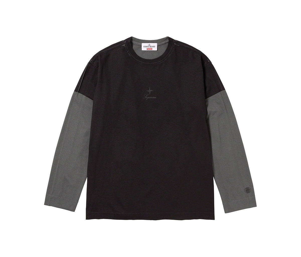 Supreme Stone Island Longsleeve Top Black