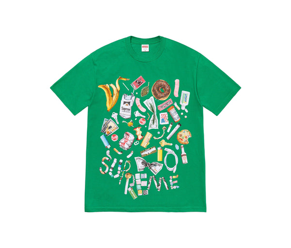 Supreme Trash Tee Green – Supreme