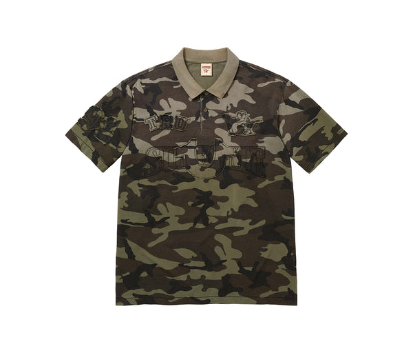 Supreme True Religion Applique Polo Olive Camo – Supreme