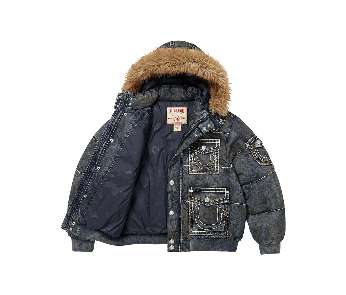 SupremeTrueReligionPufferJacke