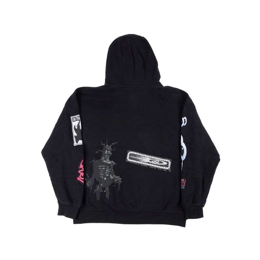 Travis Scott O2 Pure Zip Up Hoodie Black