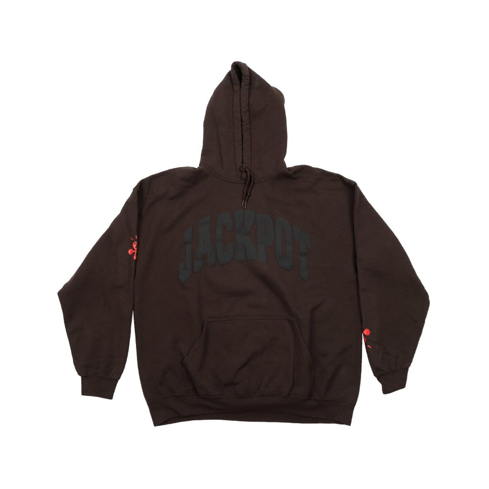 Travis Scott Road to Utopia Las Vegas Jackpot Hoodie Brown