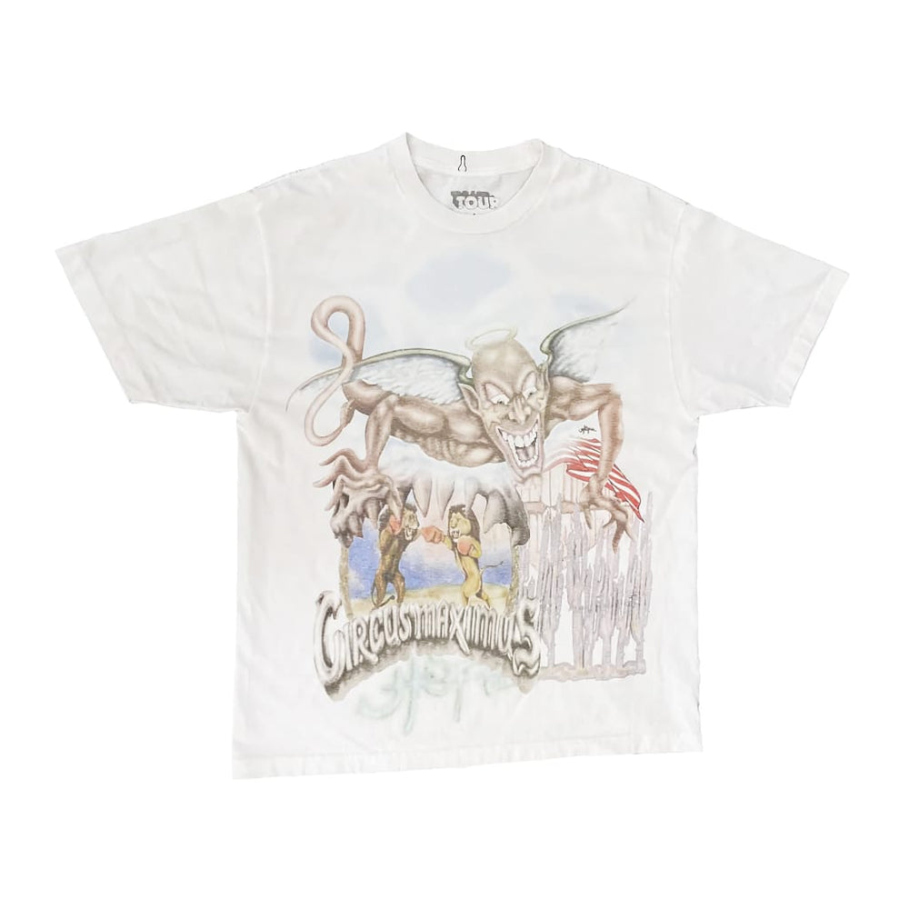 Travis Scott Utopia Circus Maximus 2023 Tour III Tee White