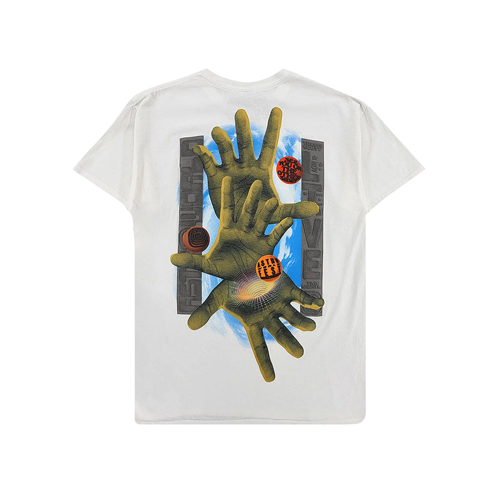 Travis Scott Utopia Three Hands Tee White