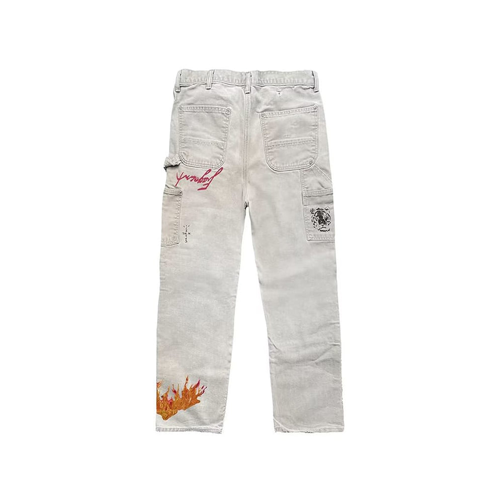 Travis Scott x Fragment Painters Imagination Pant White