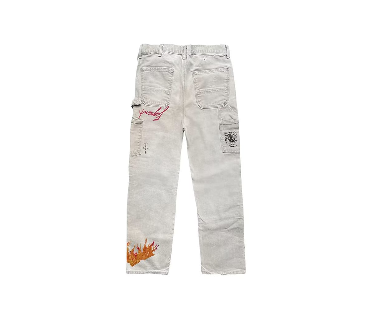 Travis Scott x Fragment Painters Imagination Pant White