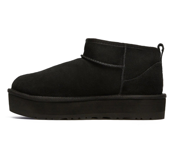 UGG Classic Ultra Mini Platform Boot Black (GS) – UGG