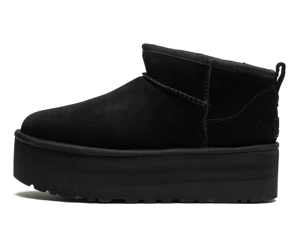 UGG Classic Ultra Mini Platform Boot Black (W)