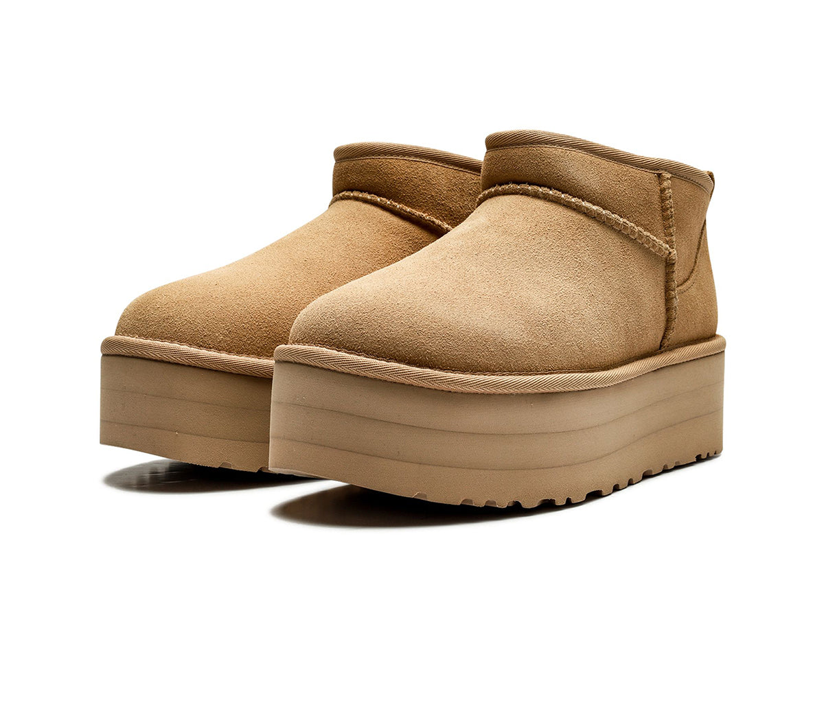 UGG Classic Ultra Mini Platform Boot Driftwood (W)