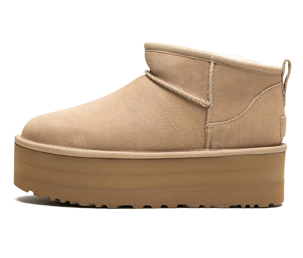 UGG Classic Ultra Mini Platform Boot Sand (W)