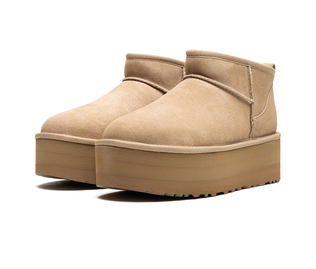 UGG Classic Ultra Mini Platform Boot Sand (W)