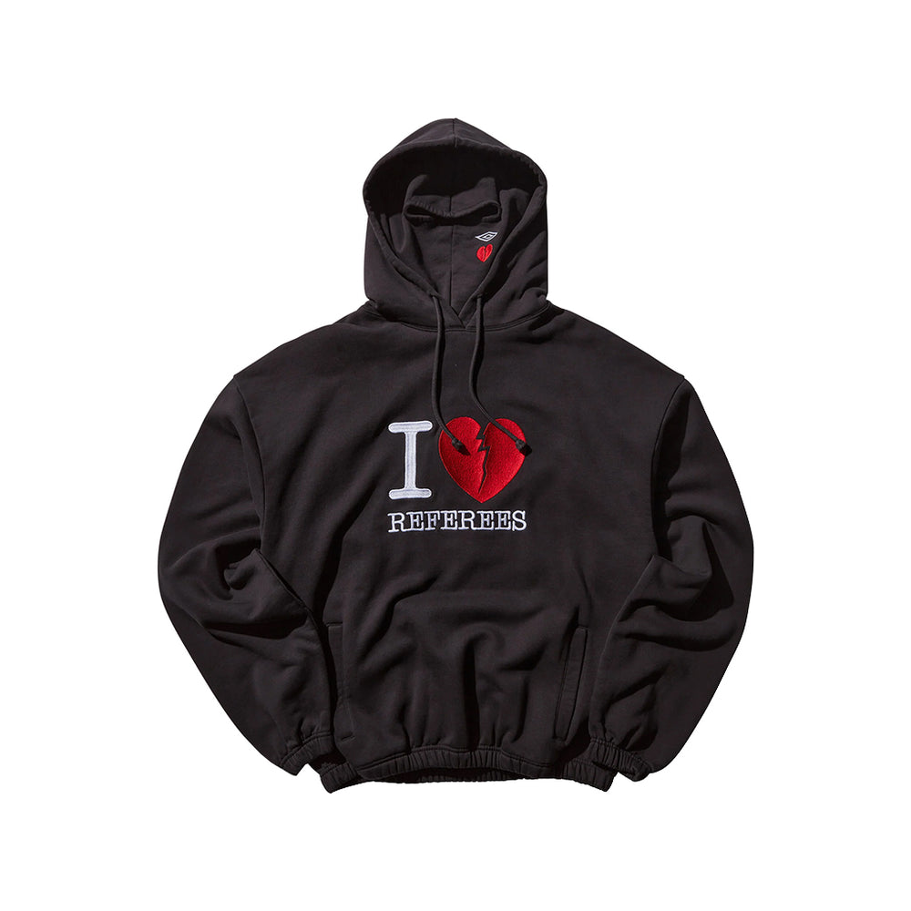 Umbro I Love Referees Masked Hoodie Black