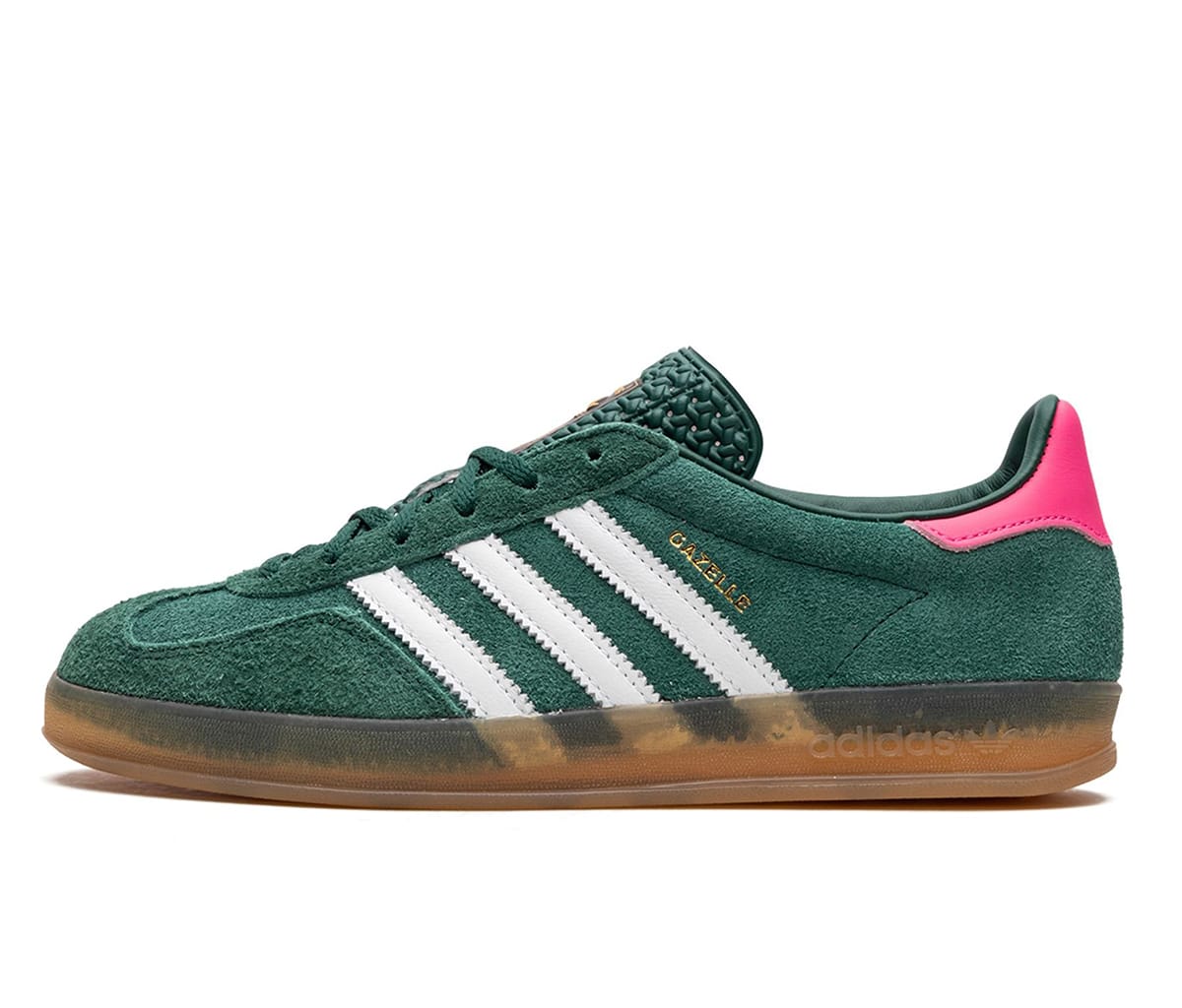 adidas Gazelle Indoor Collegiate Green Lucid Pink (W)