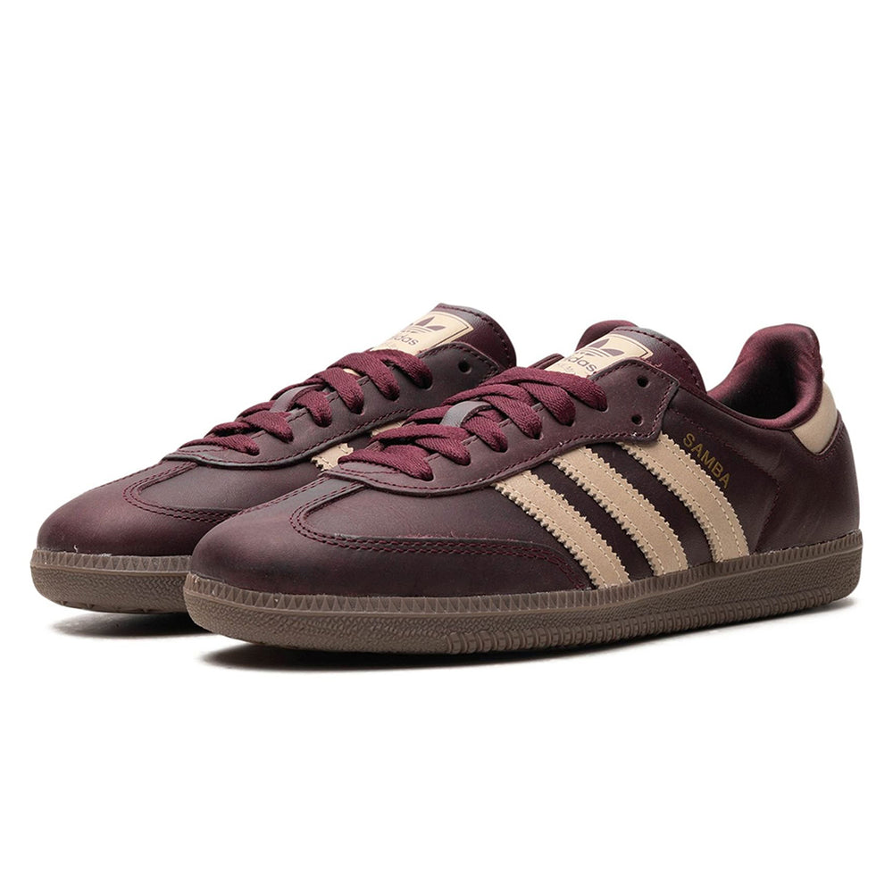 adidas Samba OG Maroon Crystal Sand (W)