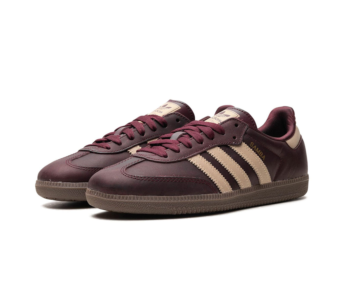 adidas Samba OG Maroon Crystal Sand (W)