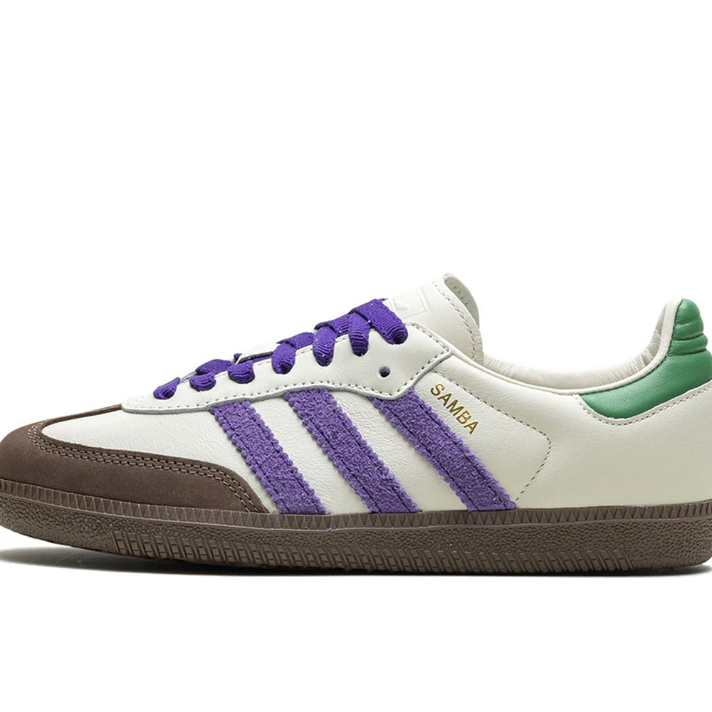 adidas Samba OG Off White Core Purple Green Brown (W)