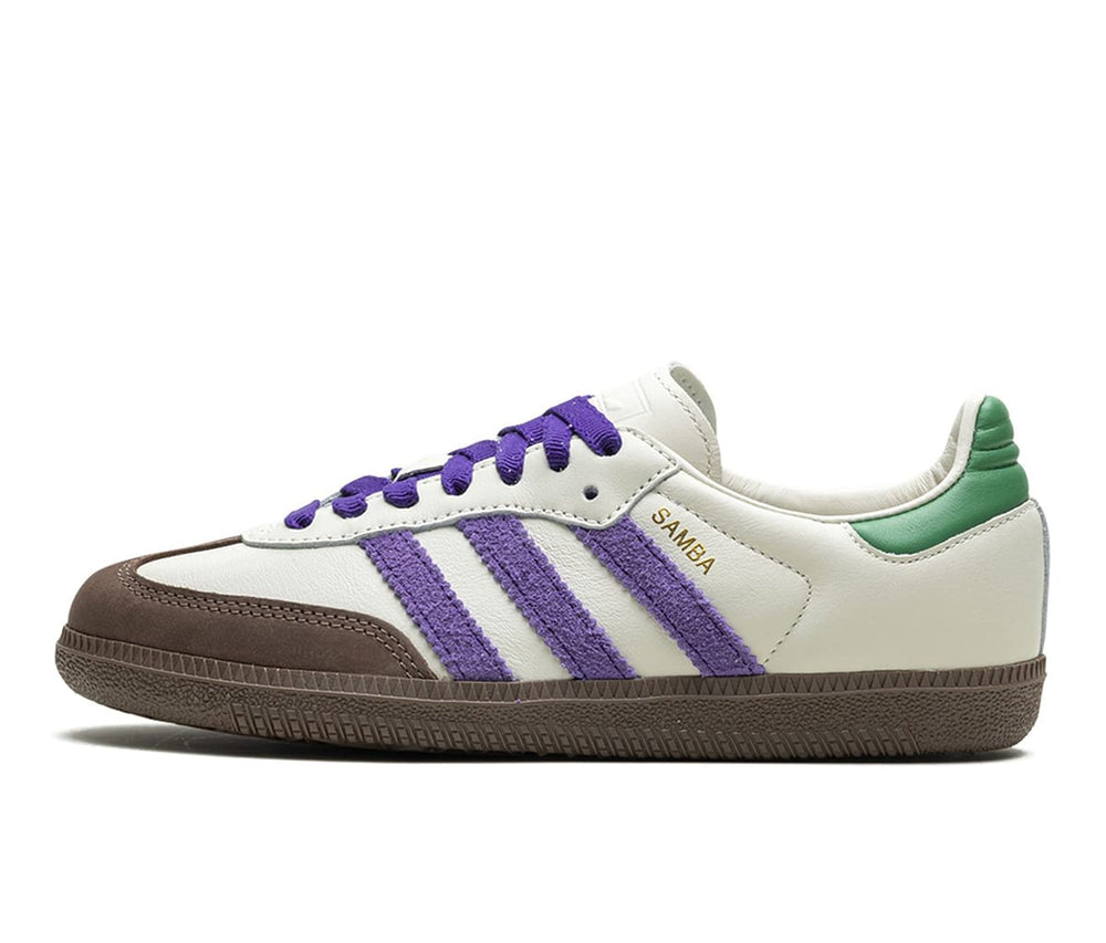 adidas Samba OG Off White Core Purple Green Brown (W)