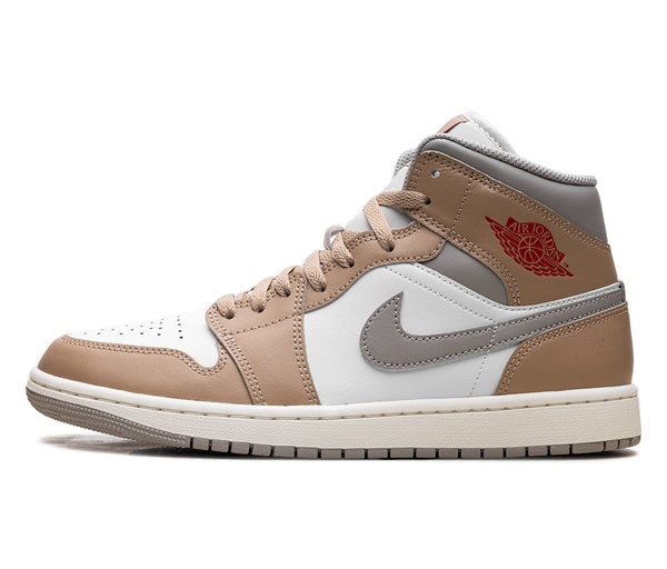 Air Jordan 1 Mid Rattan White College Grey – Air Jordan