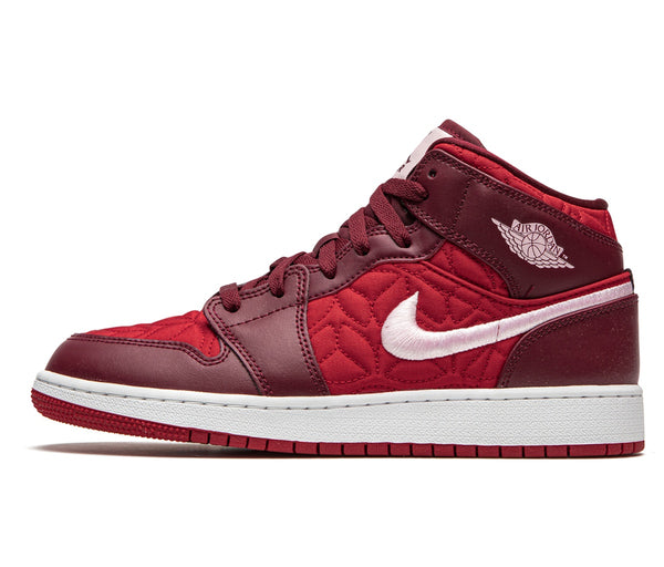 Air Jordan 1 Mid SE Red Quilt (GS) – Air Jordan
