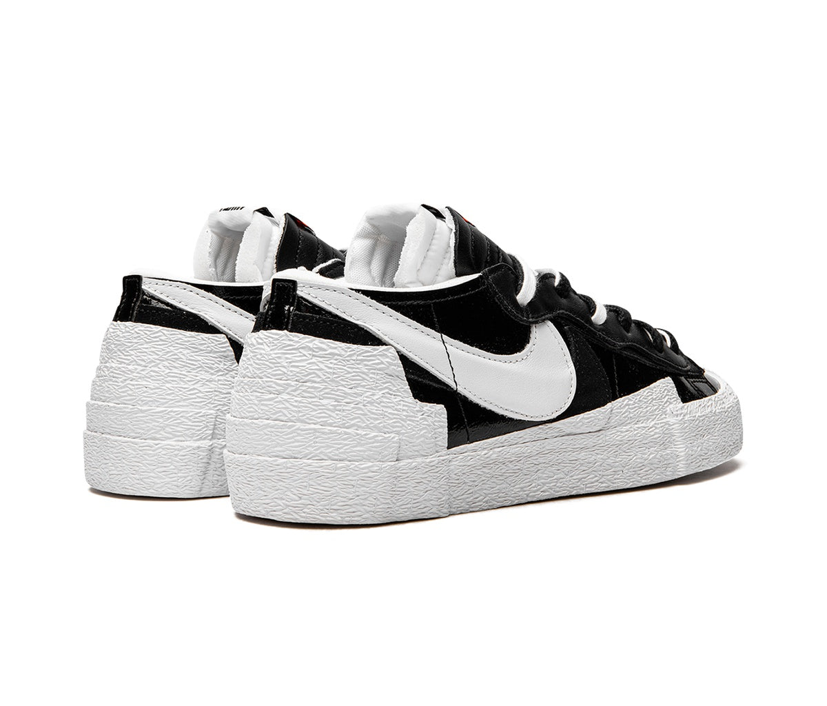 sacai blazer black and white