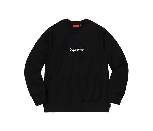 Supreme Box Logo Crewneck Black (2018) – Supreme