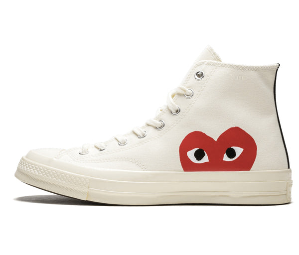 Converse Chuck Taylor All Star 70 Hi Comme des Garcons PLAY White – Converse