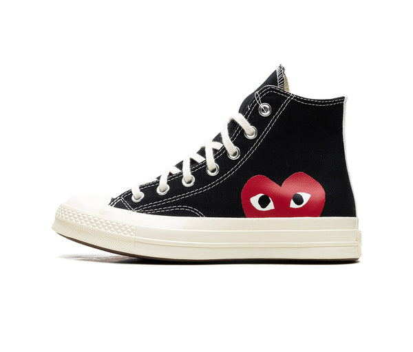 Converse Chuck Taylor All Star 70 Hi Comme des Garçons PLAY Black – Converse