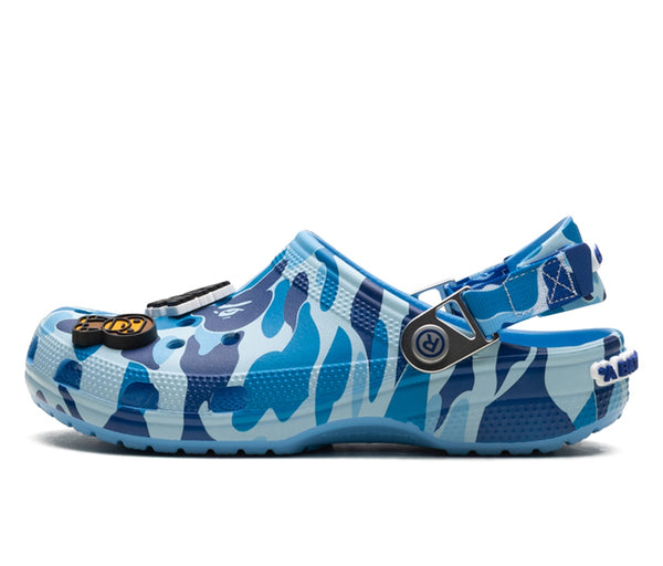 Crocs Classic Clog A Bathing Ape ABC Camo Blue – Crocs