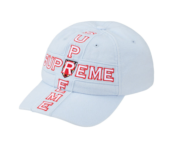 Supreme Cross 6-Panel Light Blue – Supreme