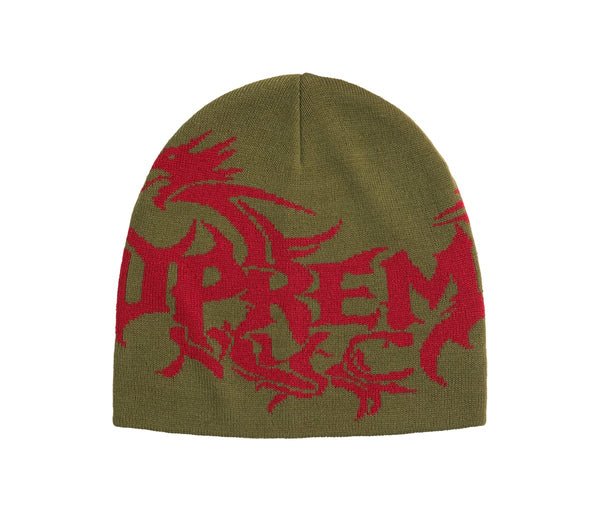 Supreme Dragon Beanie Olive – Supreme