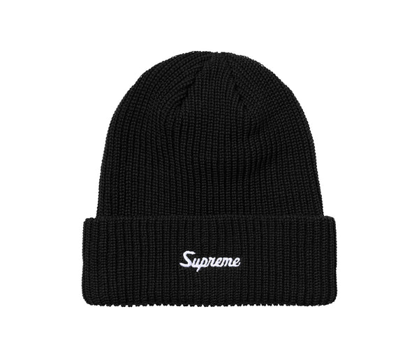 Supreme Loose Gauge Beanie Black (FW26) – Supreme