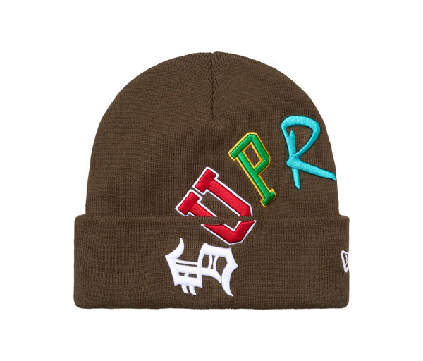 Supreme New Era Arc Beanie Brown – Supreme